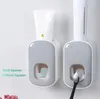 Dispenser automatico di dentifricio Montaggio a parete Bagno Accessori per il bagno Porta spazzolino spremi dentifricio impermeabile