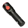 Ny LED-ficklampa USB-uppladdningsbar aluminium XM-L T6 Torch 18650 Battery Zoomable Lantern Watertproof för campingljus