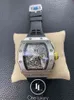 Watches Wristwatch Designer Luxury Mens Mechanical Watch Original 011 RM11-03 Flyback Chronograph Titanium Case On Black Rubber Strap Swiss