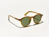 Высочайшее качество Miltzen ретро маленькие круглые поляризованные солнцезащитные очки мужчины женщины Ацетатная оправа Оправа для очков Vintage Classic Brand Design Очки Ocu