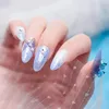 12 st Harts Metall Fjärilsdesign 3D Nail Art Dekorationer Charm Smycken Pärla Japansk stil Manikyr DIY Tillbehör Tillbehör WH0609