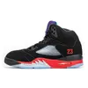 2022 nieuwe populaire originele 5 basketbalschoenen 5s heren Fire Red Alternate Grape Blue suede International Flight Laney Royal Metallic Silver Oreo