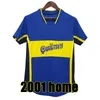 1981 82 Boca retro Soccer Jerseys 1994 95 96 97 MARADONA PALERMO CANIGGIA RIQUELME 1999 2000 01 02 03 04 05 TEVEZ GAGO BATISTUTA 2010 11 DRTG Camisas de futebol Homens Uniformes