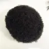 4mm Afro Kinky Curl Brasileiro Remy Substituição de Cabelo Humano Peruca de Renda Mono para Jogadores Basketbass e Fãs Entrega Expressa Rápida