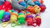 Entrega rápida Niños 3D Puzzle Slug Juguete Tiburón Multicolor Sensorial 3D Impreso Delfín Articulado Slug Fidget Juguete 0813