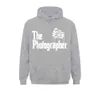 Fotografen Sweatshirt för män Sportwear Classic Hipster Hoodie 90 -talet Godfather Coats Long Sleeve Photography Clothing