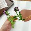 Lengte 8,8 cm kleur driedimensionale bloemhaar klem geometrische bloemenlegering haar klauw clips medium haarspelden paardenstaart scrunchies accessoires