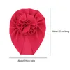 Schattige bloem babymuts peuter tulband kinderkop wraps kids motorkap geboren peuter beanie cap voor 018m 220617