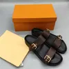 Slippers BOM DIA FLAT MULE 1A3R5M Cool Effortlessly Stylish Slides 2 Straps with Adjusted Gold Buckles Women Summer. 35-46m Men andwomen alike size 35-40