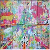 Lenços Huajun 2 lojas ricas em cores e animapolis 90 lenço quadrado de seda lenço de jate