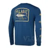 Pelagic Gear Fishing Shirts Men Long Sleeve Crewneck Sweatshirt utomhus UV -skydd andningsbara fiskekläder Camisa Pesca 2201325545