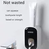 فرشاة الأسنان حامل Ecoco التلقائي ضغط آلة معجون الأسنان ملصقا جدار الحمام ماء حاملي الأوراق المالية المخزون بالجملة
