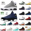 أزياء جديدة Jumpman 13 رجال في الهواء الطلق أحذية شجاعة الأزرق 13S الفرنسية Houndstooth النساء رجال أحذية رياضية Hyper Royal Court Purple Starfish