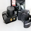 Hoge Kwaliteit PU Lederen Camera Gevallen Tassen Cover Voor Canon PowerS G1X Mark II 2 Camera Drie Colors264q9139134