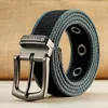 Cexika 130 140 150 160 cm de lona Militar Belt Tactical Man Alloy Pin Buckle Stripe Jeans Belts Mulheres de alta qualidade ao ar livre 220712