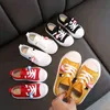 Cuzullaa Children Canvas Shoes for Boys Girlsスニーカー - 子供レースアップスポーツシューズベビー幼児学生屋外靴サイズ21-38 G220517