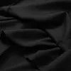 Vestido de manga longa de primavera de duas peças de pescoço redondo branco top black spaghetti tira de sereia meia-calffet 2 peças conjunto 22G112046