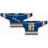 CHEN37 C26 NIK1 Aangepast 1995 96-2008 OHL MENS Dames Kinderen Witblauw Red Stiched Barrie Colts S 2003 06 07-2009 Ontario Hockey League Jerseys