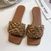 Slippers Women Ladies Garden Mules 2023 Summer Lady Wedding Shoes Flats Slides Party Sandals Cool Bling Zapatos De Mujer DragsSlippers