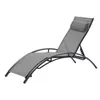 US Stock 2 PCS Set Chaise Lounge Outdoor Lounge Chair Louner Recliner stoel voor Patio Lawn Beach zwembad Zonding Sunbathing W41928387