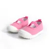 Sepatu Bayi Perempuan Musim Semi Gugur Baru Kanvas Anakanak Sneakers Kasual Bunga Warna Pernen Untuk Anak 220611
