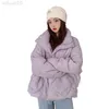 Down Cotton Casat Women Women New Winter Ford grossa de jaqueta de parkas quente tops soltos moda moda casual coat fêmea l220730