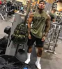 Summer Men Bodybuilding Tank Tops Gym Workout Fitness Cotton Sleeveless Shirt Running Clothes Stringer Singlet Casual Vest 220614