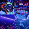 DJ Disco lumière 10W scène lumière UV violet led tube pour fête noël barre lampe Laser scène mur rondelle rétro-éclairage