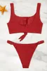 ملابس السباحة للسيدات Hirigin 2022 قطعتين مثيران نساء بيكيني مجموعة ضمادة دفع مبطنة بدلات الاستحمام