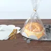 LBSISI Life 20Sets 6 8 Inch Bread Paper Packing Bags Candy Cookie Cake Boxes Clear Party Gift Wedding Self Stand 220427