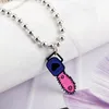 Pendentif Colliers Style Punk Igirl Chainsaw Collier Bijoux Perles Chaîne Film Saw Thème Pour Halloween Party AccessoirePendentif