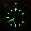 남자 시계 디자이너 럭셔리 시계 reloj 40mm 녹색 다이얼 자동 기계식 세라믹 패션 클래식 스테인리스 스틸 수 방수 시계 DHGATE