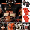 Thr NCAA College Jerseys Oregon State Beavers 6 Jake Luton 8 Trevon Bradford 12 Jack Colletto 17 Isaiah Hodgins Custom Football sömnad