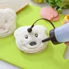 子供用のかわいい小さなクマの形状砂パン型朝食ケーキカットカッターDIY装飾ツールキッチンアクセサリーツール220517