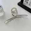 13,5 cm Kobiety duży aluminiowy klip do włosów Zacisk Polerowanie Metal Ponytail Złote włosy Pazur Europa dama noszenie noszenie scrunchie