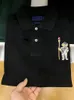 Herrpolos björnkrage skjortor med broderiedesigner kort ärm andas andande björnpoloshirts