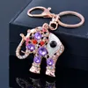 Keychains Trend Animal Evil Eye Rose Gold Color Keychain Colorido de zircônia cúbica Jóias de anel Key 2022 Chegada YS001 SSPKEYCHINES FIER22