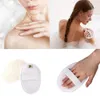 1pc Soft Exfoliating Loofah Natural Sponge Strap Handle Shower Massage Brush Skin body Bathing washing Accessories