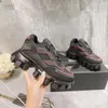 Casual Shoes 19FW new Capsule Series Camouflage Black Stylist Shoes Lates P Cloudbust Thunder Lace up Sneakers Rubber Low Top Platform Shoes MKJK894566