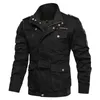 Men's Jackets Fall Men's Jacket Military Men Tactical Army Cotton Coat Outdoor Combat Stand Collar Plus Size 5XLMen's