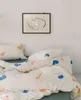 New Pure Cotton Knitting Cartoon Printing Four Piece Set of Nude Bedding Kit