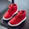 Babyjongen meisje casual schoenen kind lederen sneakers zachte platte vlakke waterdichte witte zwarte rode kinderen laarsschoenen chaussure enfant 220520