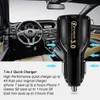 Carregador de carro qc3.0 dual USB 2 Porta Adaptador de carro de carregamento rápido rápido para iPhone 13 12 Huawei Samsung Xiaomi Phone celular