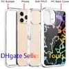 Étuis de téléphone pour iPhone 14 14 Pro Max Luxe Marbre Laser Trois couches Heavy Duty Housse de protection antichoc