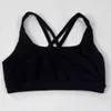 Women's Fitness Yoga Bra Gym Tank Top Butter Soft Cross Back Yoga Vest Athletic High Impact Brassiere With Chest Pad For Women