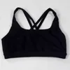 LL yoga Soutien-gorge de yoga pour femme - Débardeur de gymnastique - Dos croisé doux - Gilet de yoga athlétique à fort impact avec coussinet de poitrine pour femme - Vêtements de sport