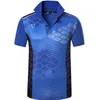 Jeansian Mens Sport Tee Polo Рубашки Polos Poloshirts Golf Tennis Badminton Fit с коротким рукавом LSL294 Blue * Пожалуйста, выберите размер нас) 220408