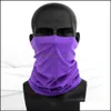 Masques de fête Fournitures de fête Accueil Jardin Unisexe Masque facial Équitation Bikers Tube Bandana Écharpe Bracelet Bonnet Bonnet Snood Dhyrq