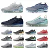 TOP VAPOURMAX 2021 FLY KNIT FK 360 TN PLUS KVINNA MENS RUNNING SKOR 5.0 Havremjöl White Off Black Particle Grey Obsidian Racer Blue Arctic Pink Trainers Sneakers D6UK#