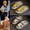 2022 Summer New Slippers Sandals Womens Fashionable Thick Soled Sandals Retro Casual Beach Shoes